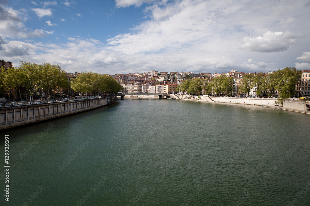 Panorama of the old town Lyon Panorama of the old town Lyon