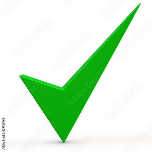 Free Download 3d green check mark - GFXLoad