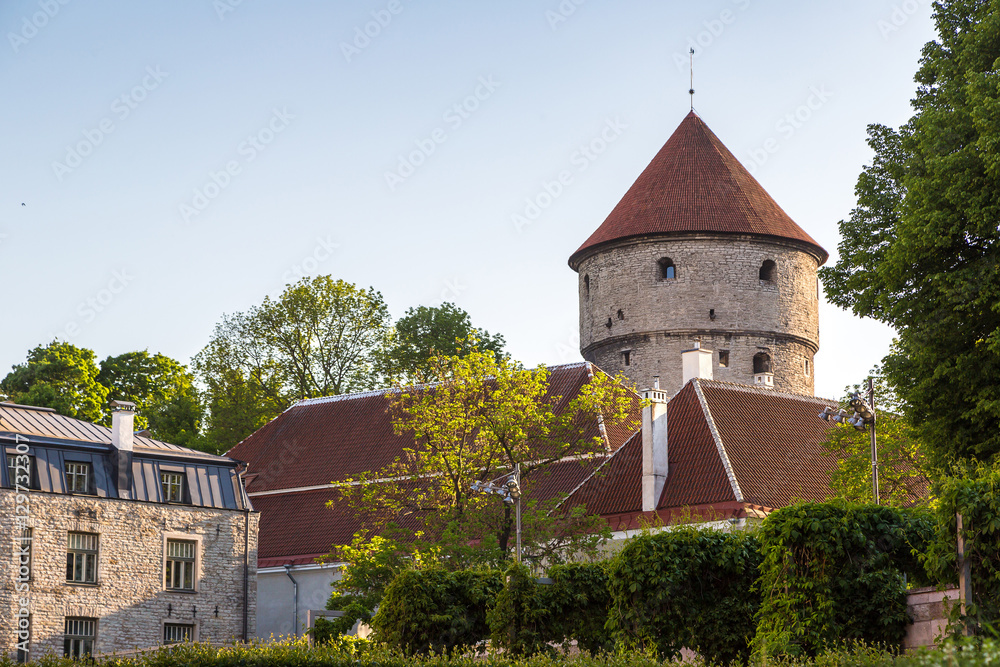 Fortress towers in Tallinn
