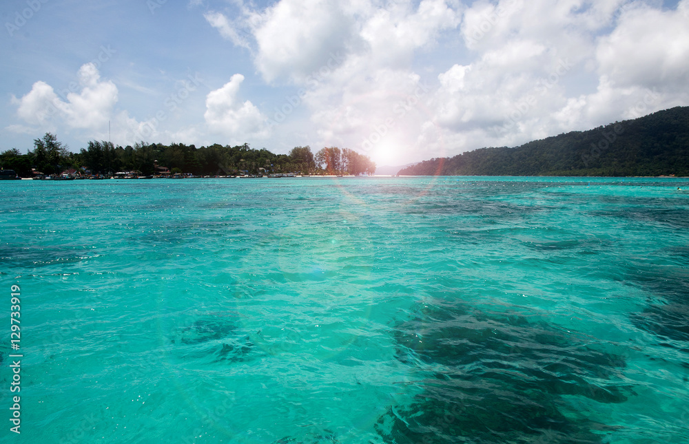 Fototapeta premium beach and tropical sea