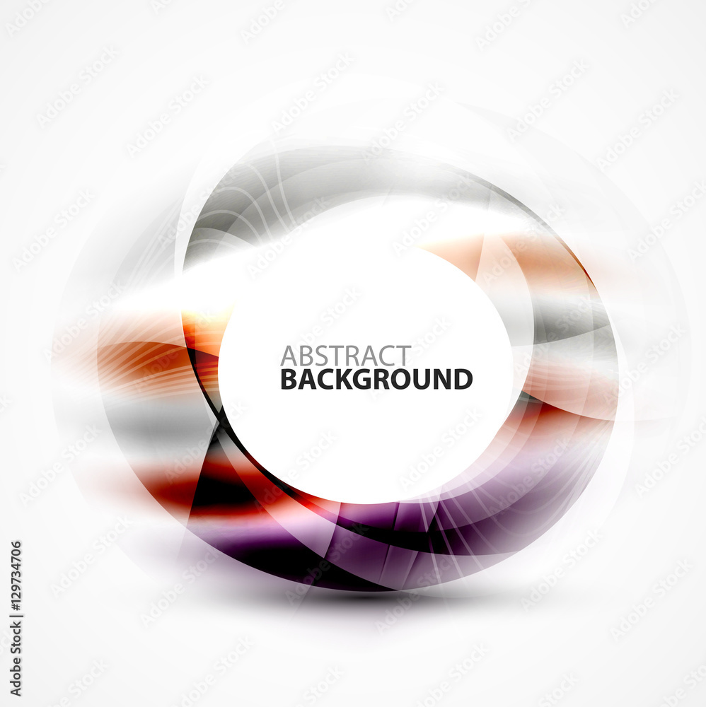 Colorful abstract circle banner Colorful abstract circle banner