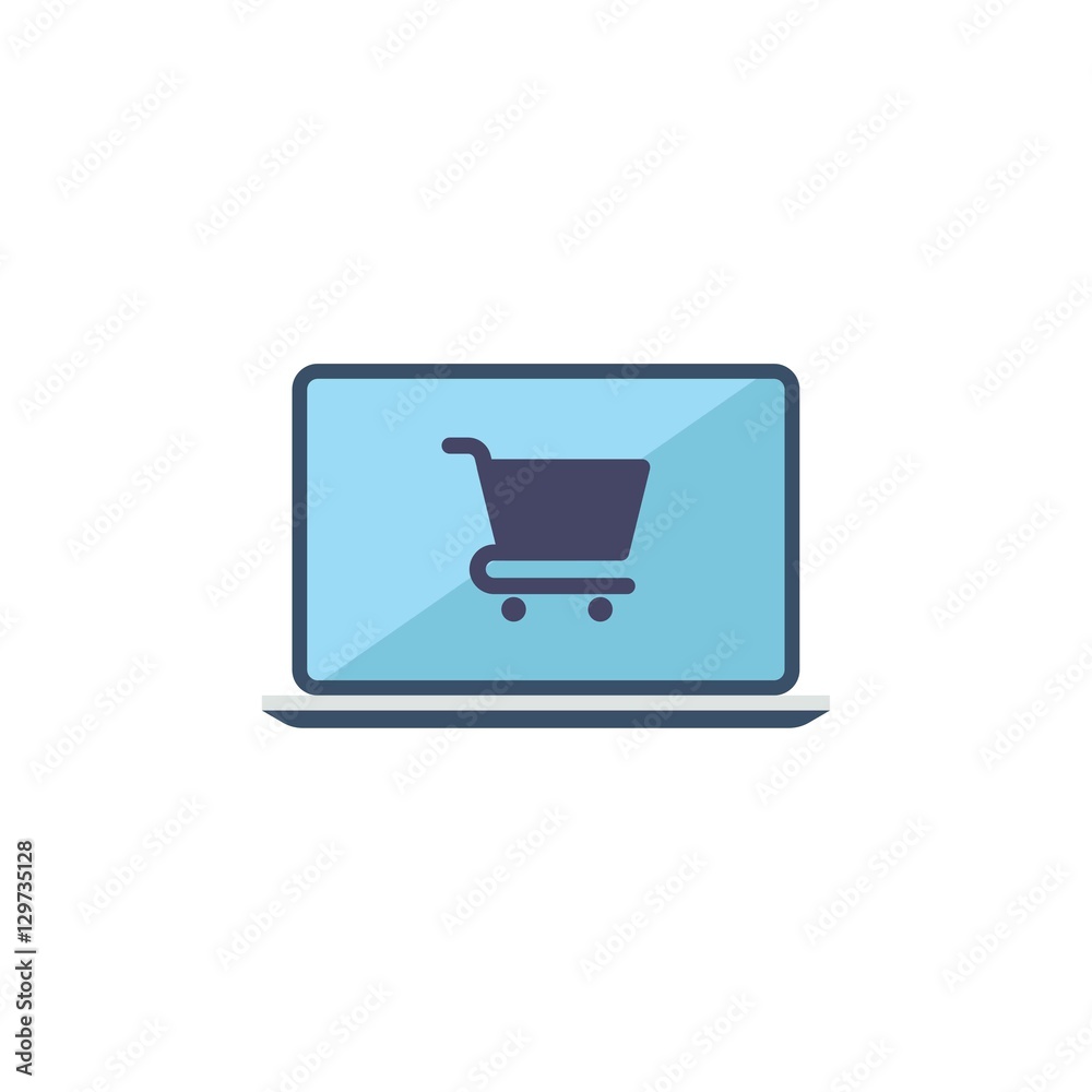 Online Shop Logo Design Element Online Shop Logo Design Element