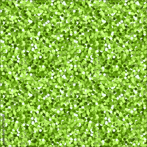 Green Glitter Seamless Vector Pattern in Greenery - 2017 Color of the Year. Green Metallic Glittering Sparkles. 100 Percent Vector Shiny Glitter Textures.