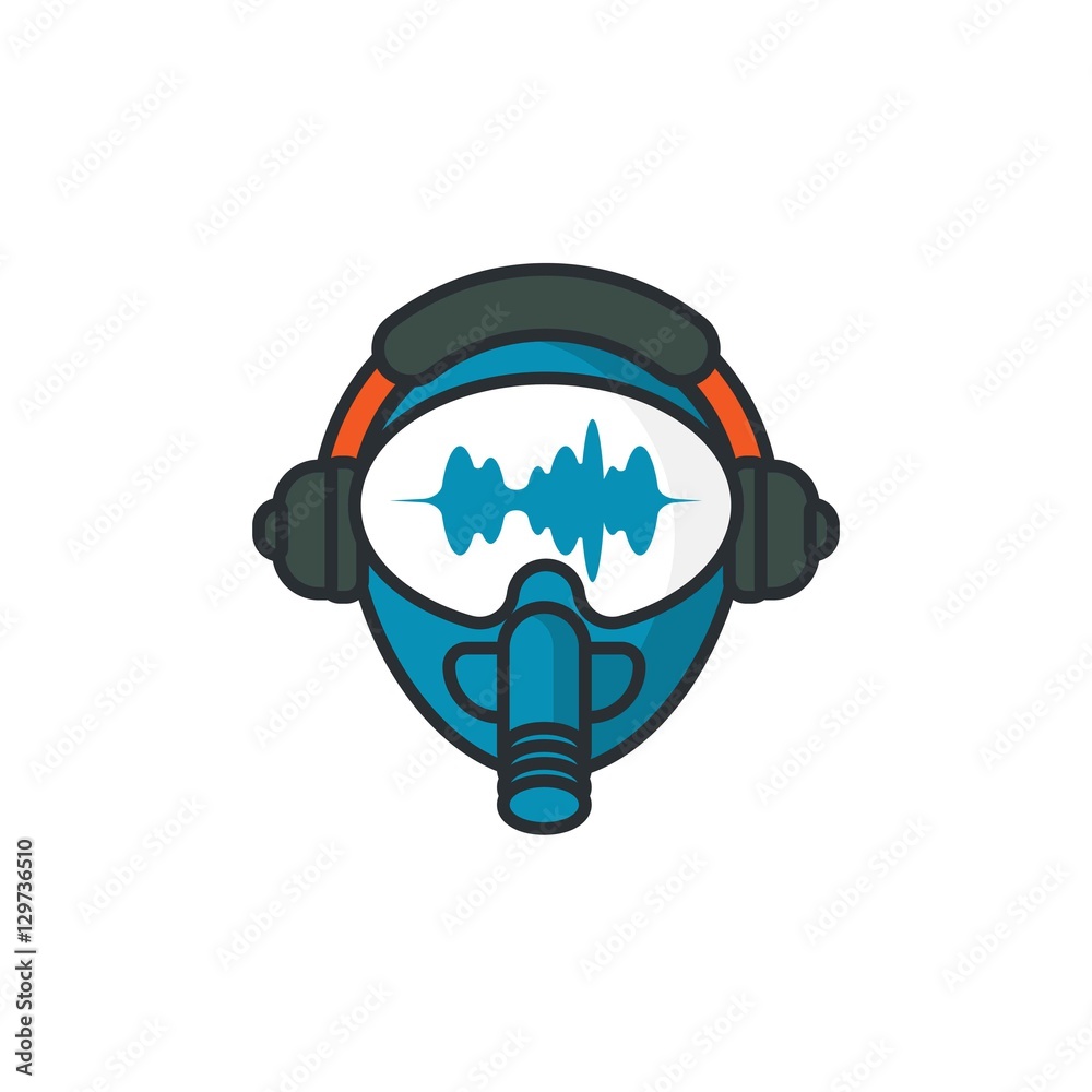 Music Addict Logo Design Element Music Addict Logo Design Element