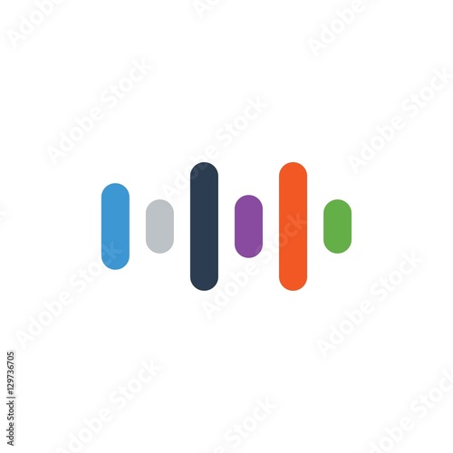 Music Color Logo Design Element