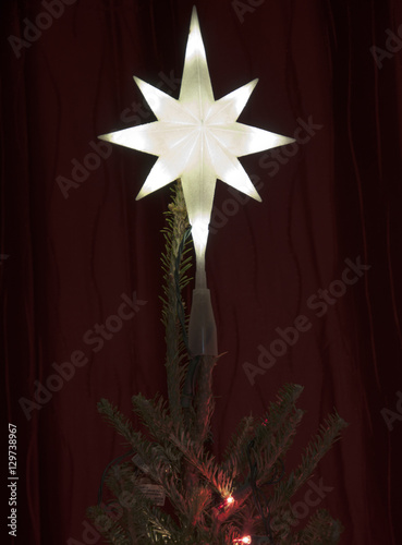 Illuminated Star Christmas Tree Topper