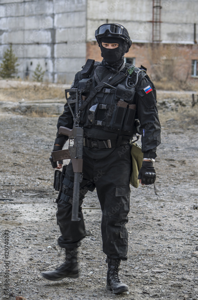 Russian Spetsnaz Black Uniform