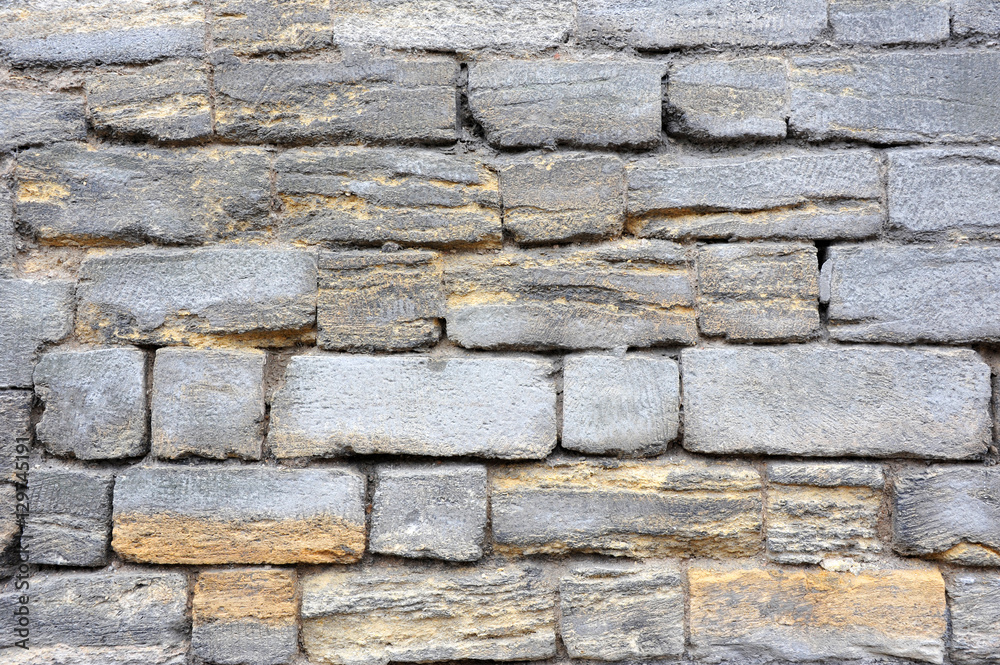 Obraz premium Shell rock wall backkground