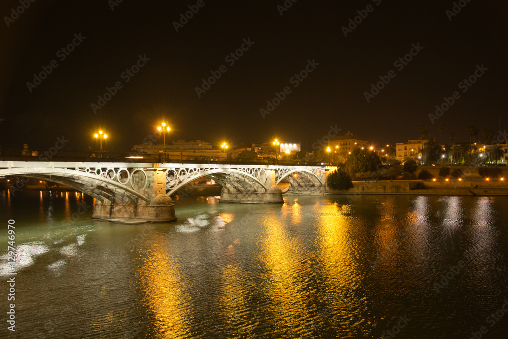 Fototapeta premium The bridge of Triana in Seville