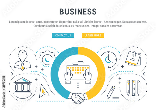 Website Banner and Landing Page Business