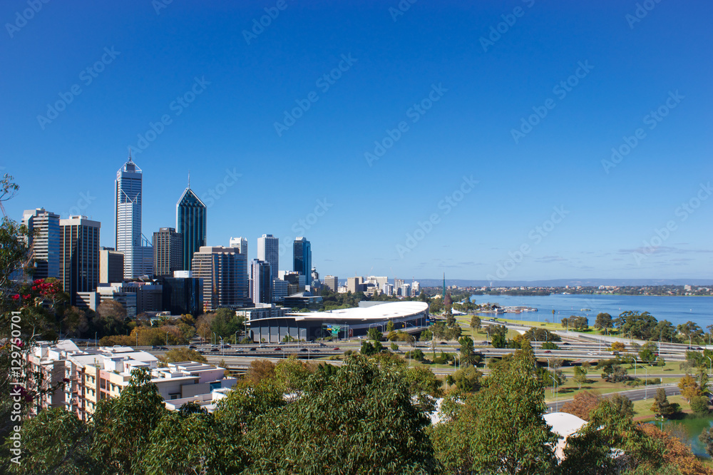 View of the Perth, Australia.