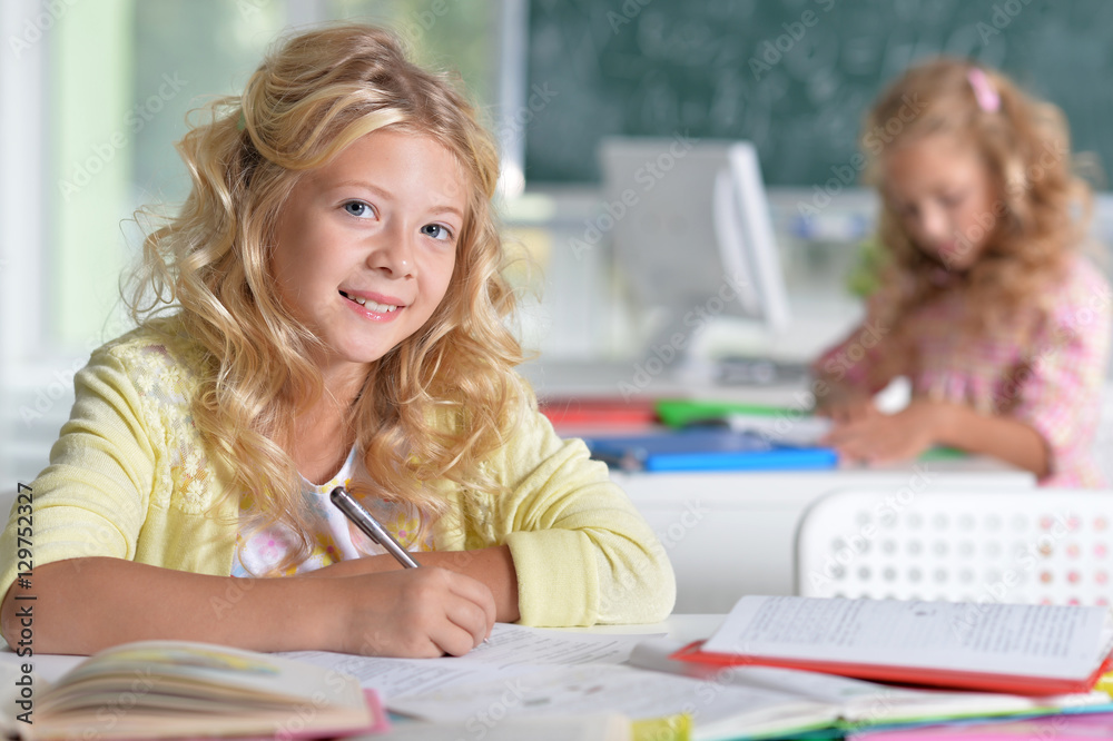 beautiful little girls at class beautiful little girls at class