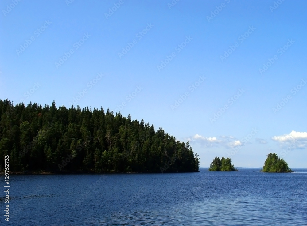 Karelia, Russia, View of Valaam Island Karelia, Russia, View of Valaam Island
