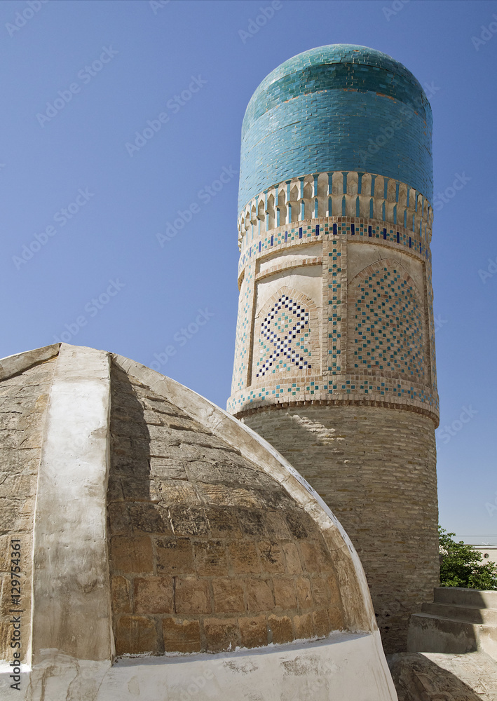 Chor Minor madrassah in Bukhara