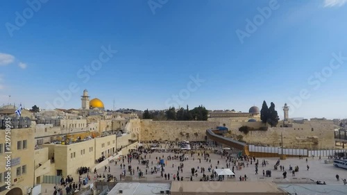 Time lapse - Jerusalem's western wall