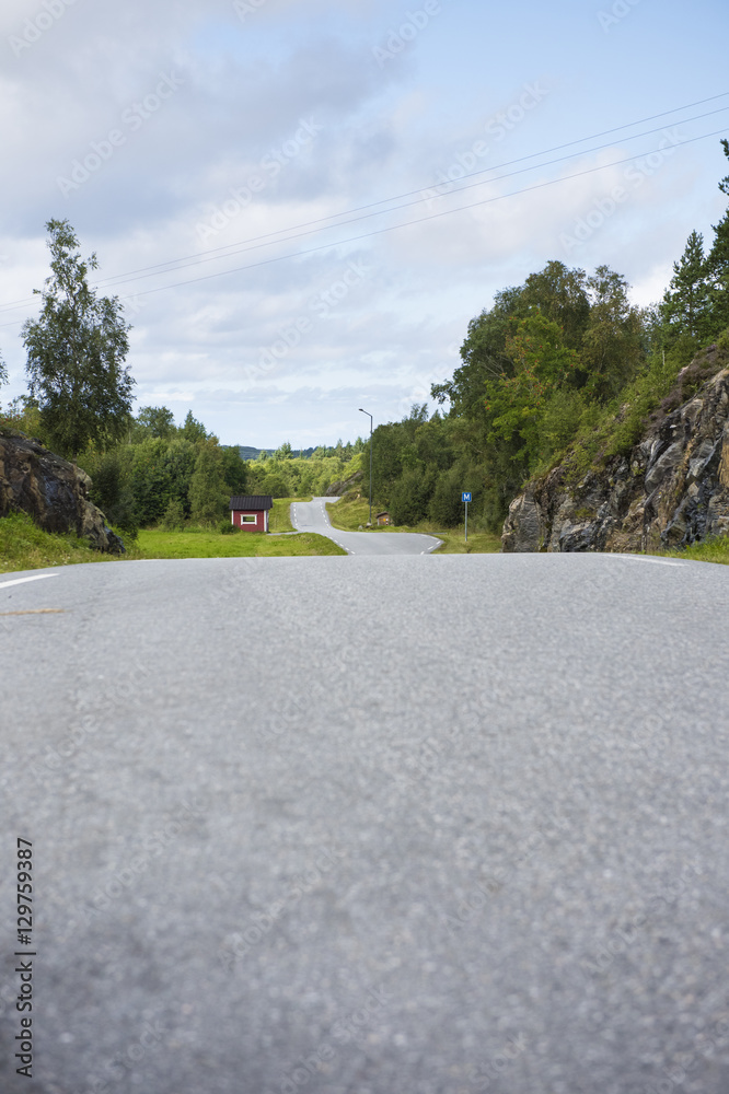Abandoned norwegian road