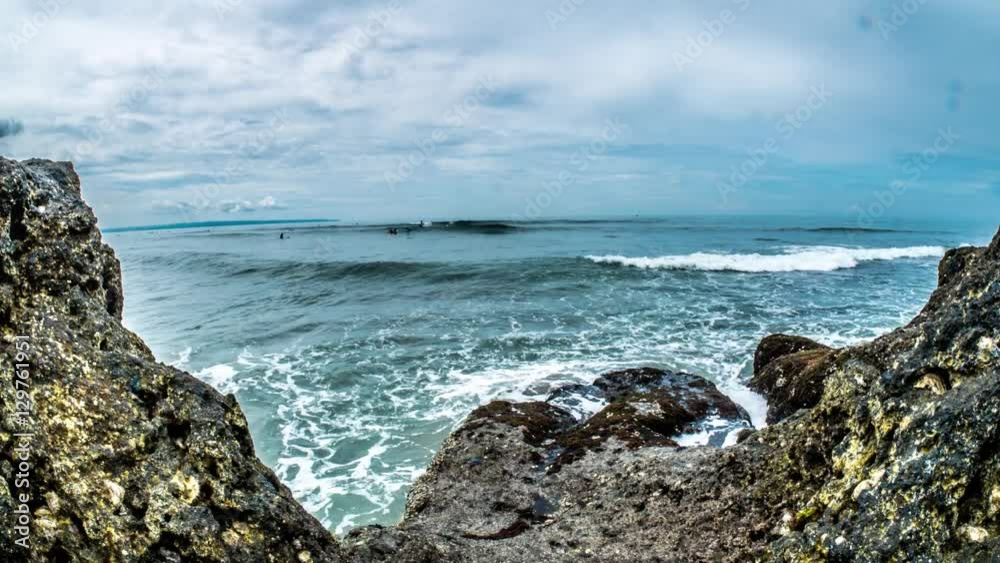 Timelapse of the ocean and waves. Timelapse of the ocean and waves.