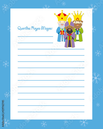Letter to the three kings of orient