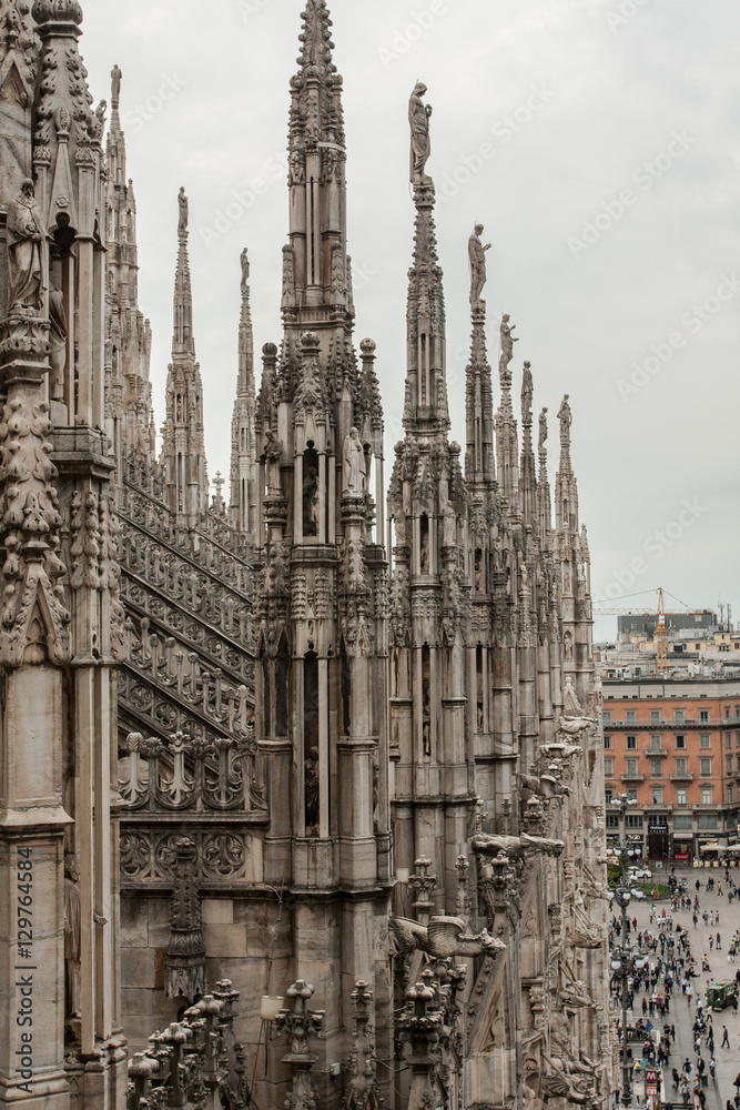 milan overview from Duomo di Milano