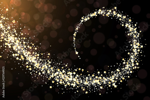 Abstract Christmas background with stars.
