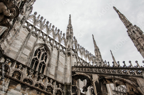 detail of Duomo di Milano