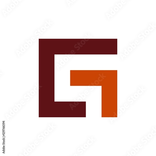 letter s and g logo vector.