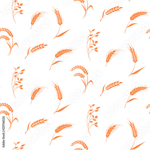 Hand drawn bakery background.