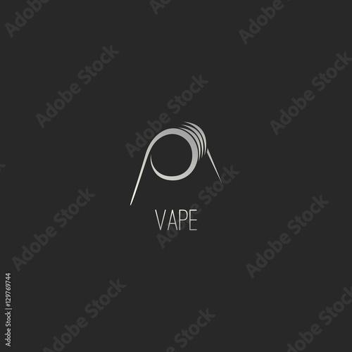 Coil Vapor Shop or Store or Community Logo Template