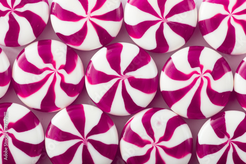 colored candy on white background. Candy background
