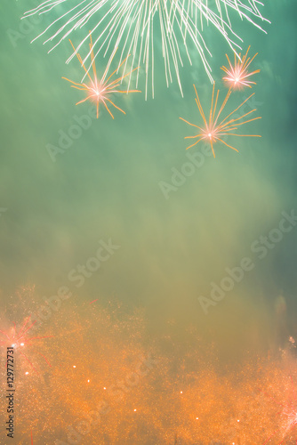 Festive new year s fireworks