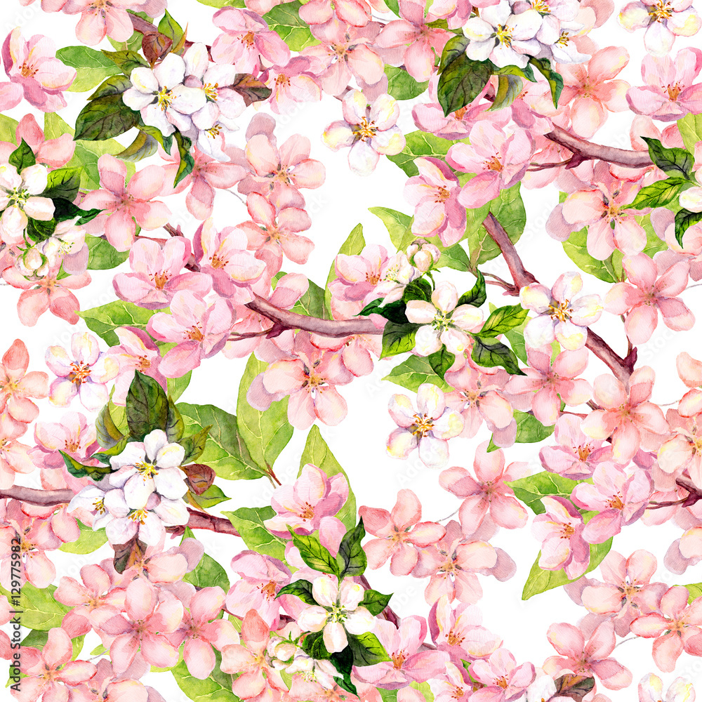 Cherry and apple blossoms
