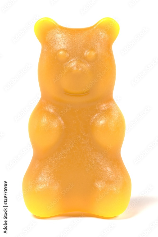 realistic 3d render of gummy bear Stock Illustration Adobe Stock