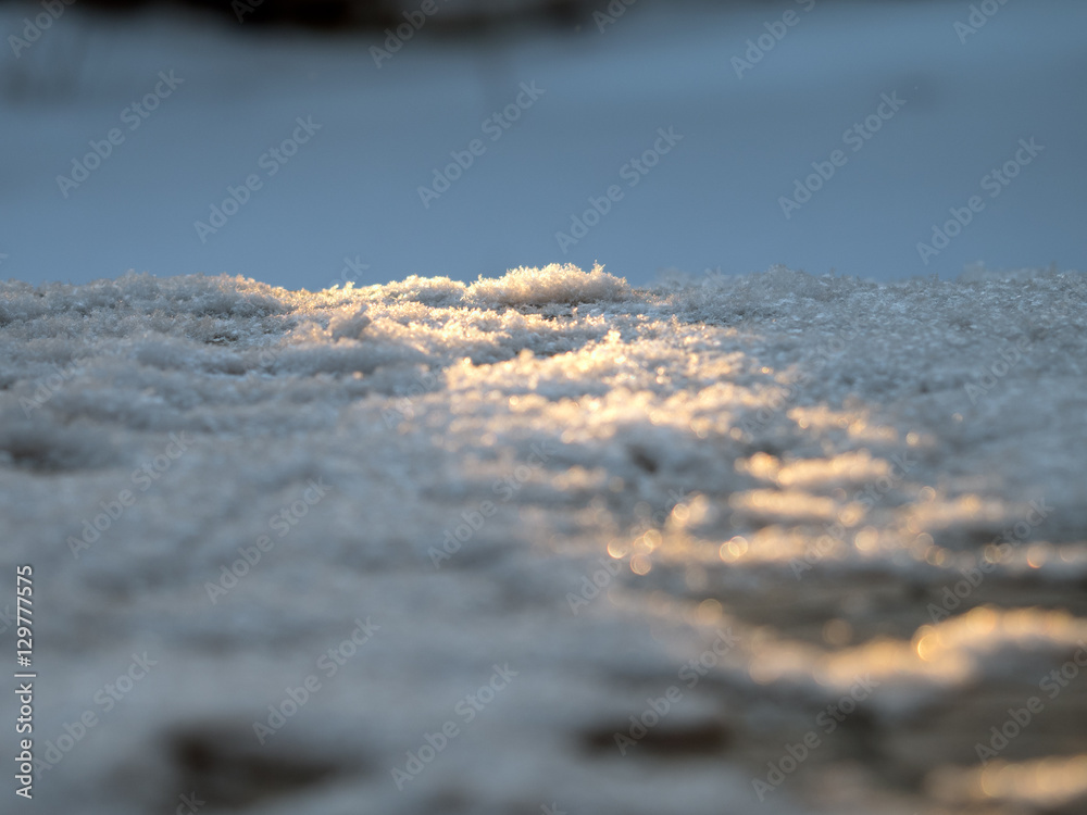 thin ray of sunshine in the snow thin ray of sunshine in the snow