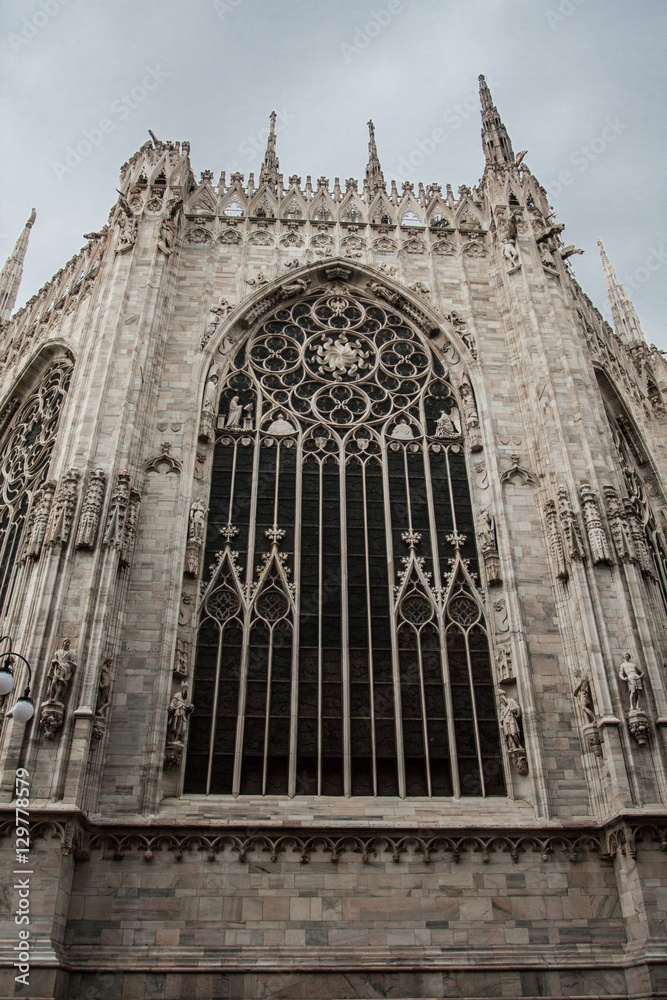 Fototapeta premium detail of Duomo di Milano