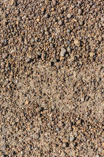 фотографія Iron concretion in lateritic soil.