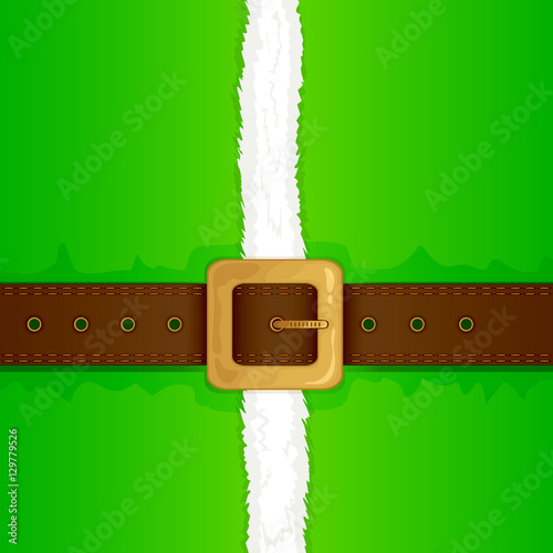 Background of green elf costume