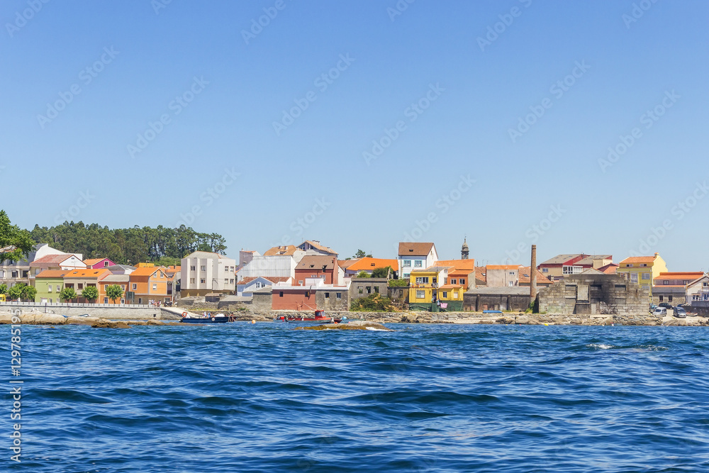 Seafront in Arousa Island