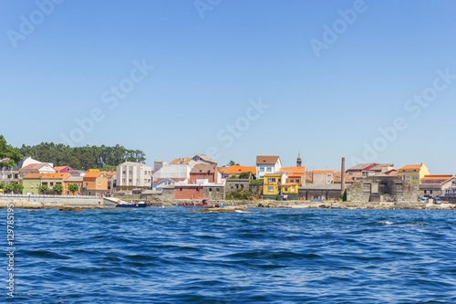 Seafront in Arousa Island