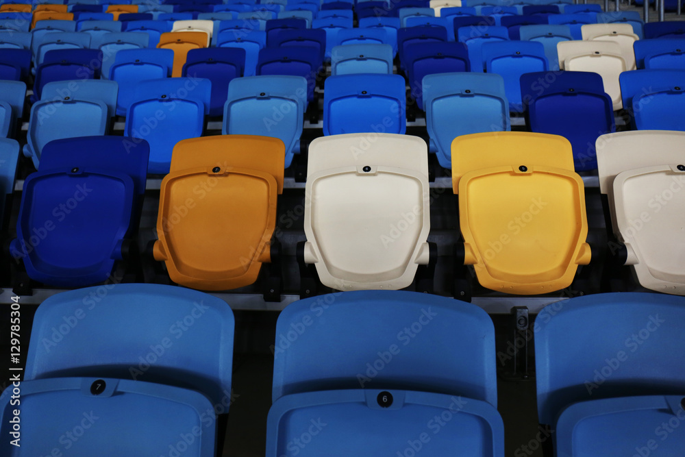 Empty seats at stadium Empty seats at stadium