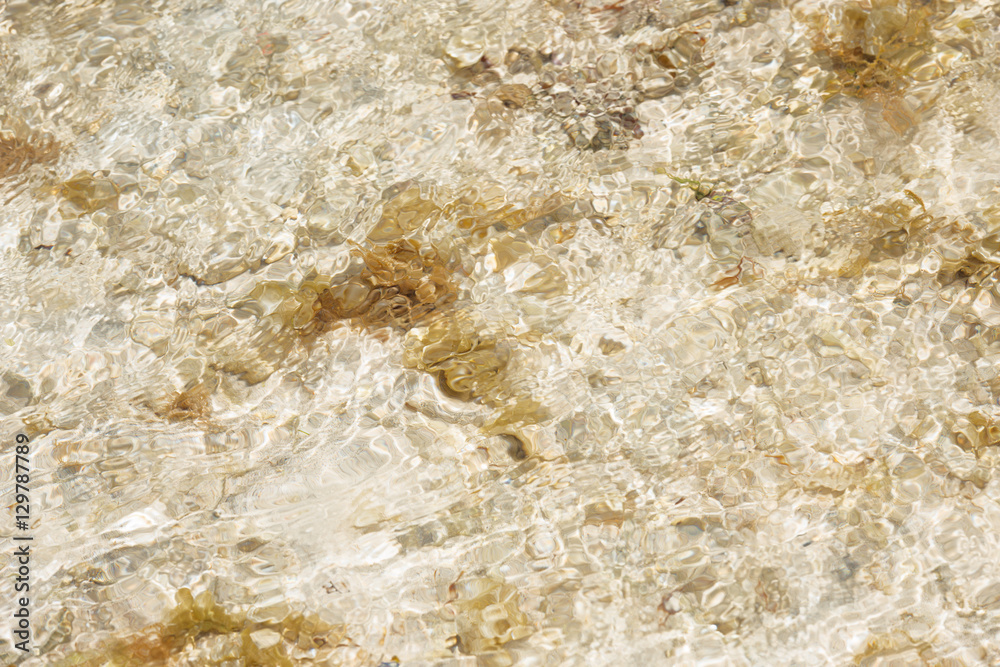 Stones under transparent water for use as background Stones under transparent water for use as background
