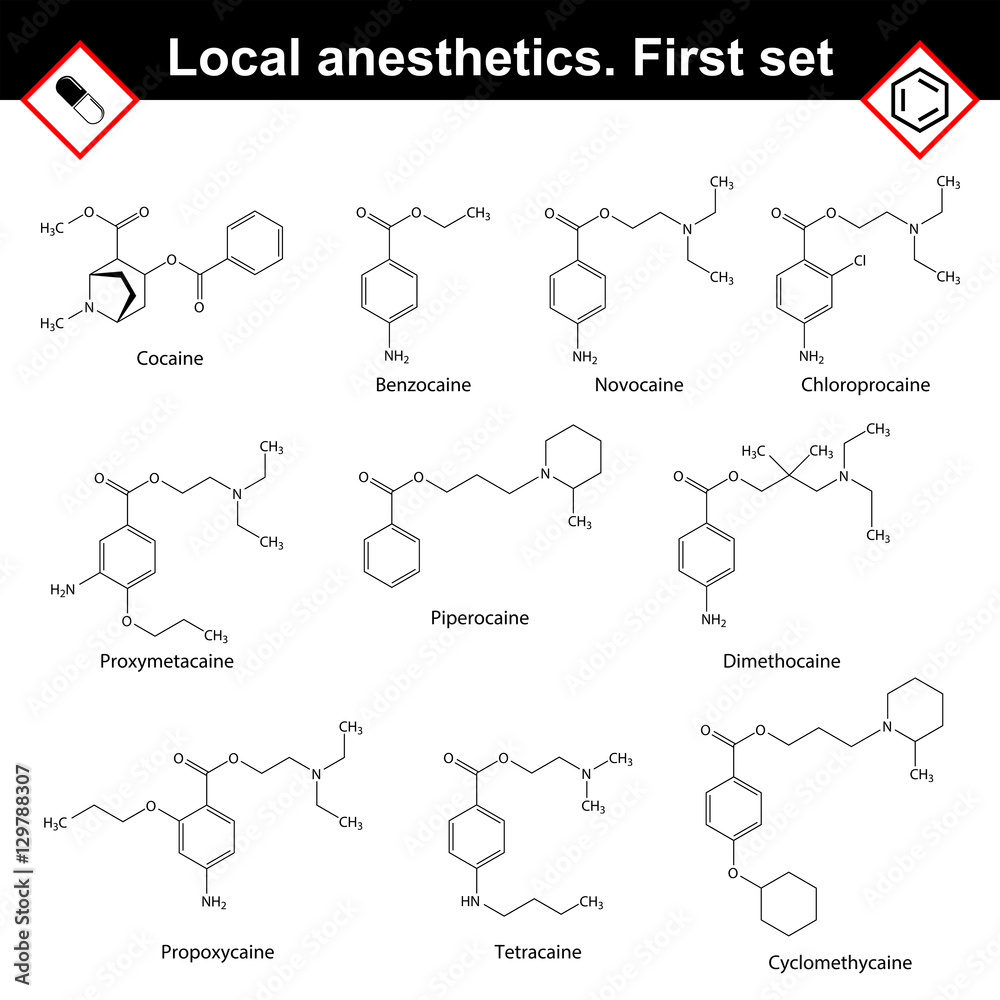 Local anesthetics of ester group Local anesthetics of ester group