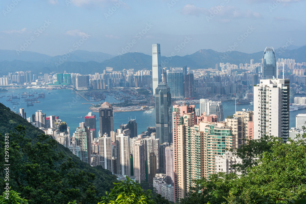 Obraz Hong Kong view from Victoria Peak
