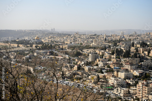 View of Jerusalem in the early morning, Israel © Talulla