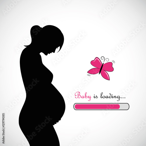 baby is loading schmetterling mädchen