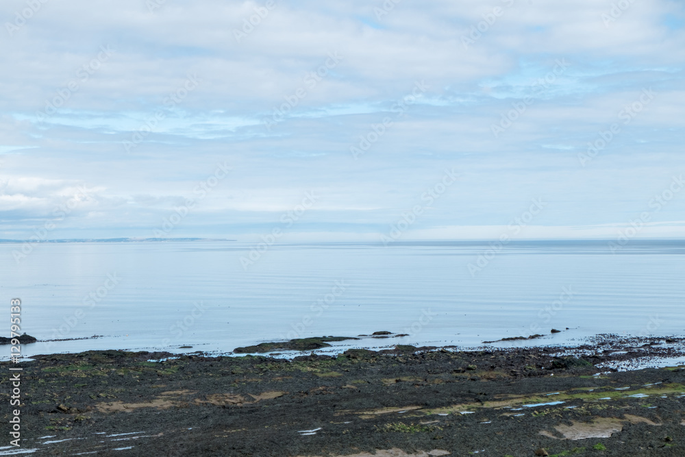 sea, beach, skyline. St. Andrews, Scotland sea, beach, skyline. St. Andrews, Scotland