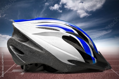 Cycling helmet.