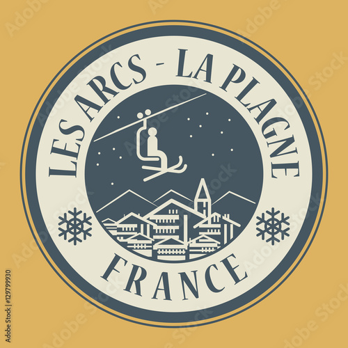 Les Arcs - La Plagne in France, ski resort