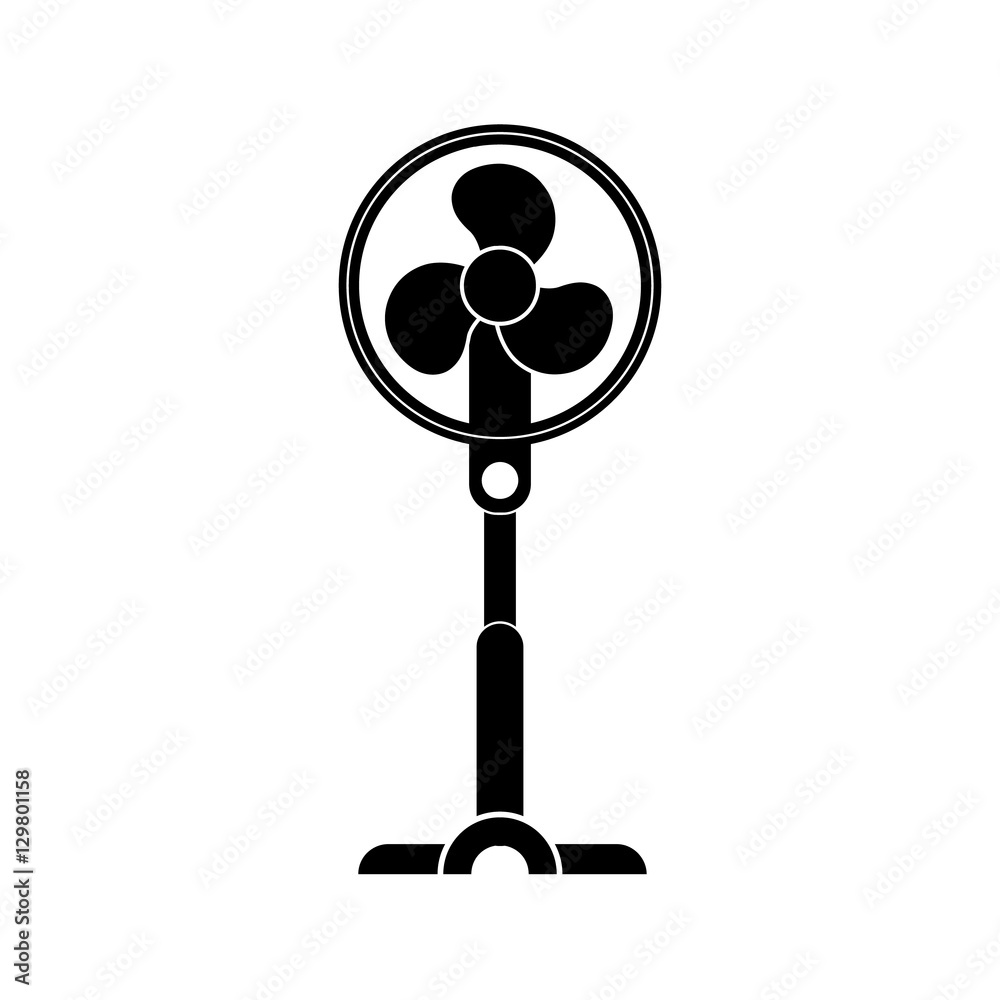 Obraz premium air conditioning flat icon