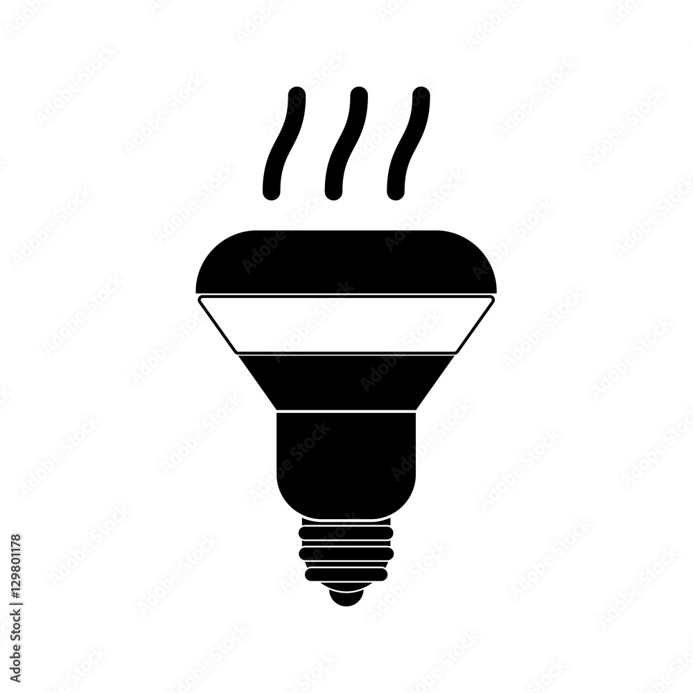 incandescent lamp flat icon incandescent lamp flat icon