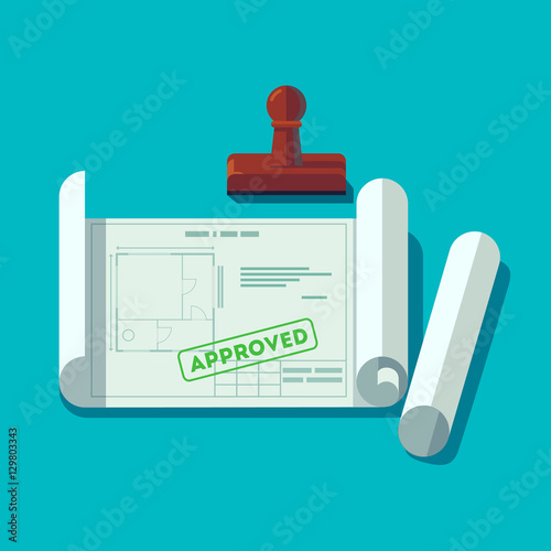 House planning technical blueprints